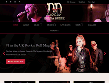 Tablet Screenshot of donnadunnemusic.com
